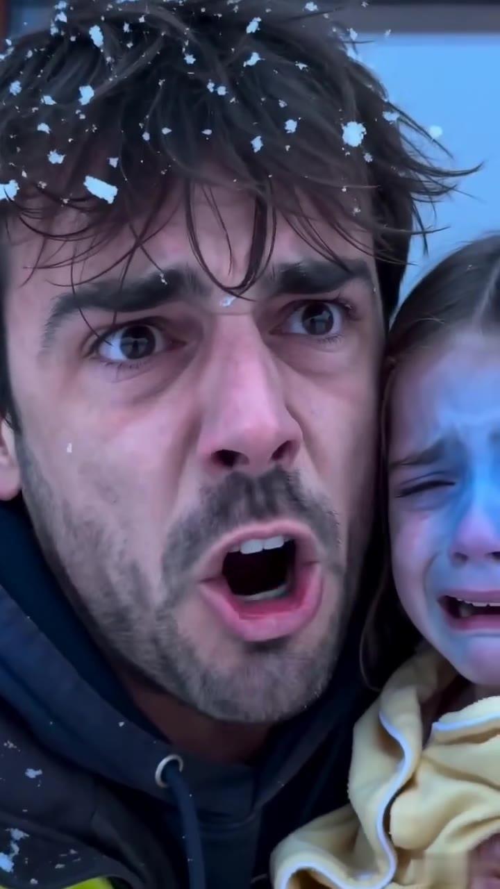 Encontré a mi hija congelándose en la nieve mientras su madre hacía algo imperdonable