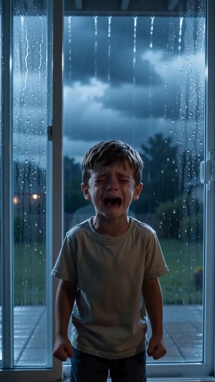 Encontré a mi hijo bajo la tormenta mientras mi esposa estaba con otro hombre