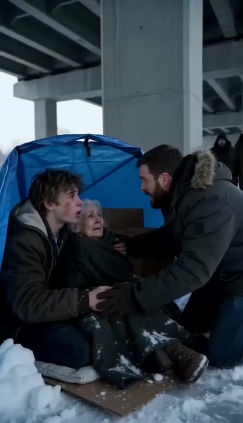 A Homeless Boy Sheltered a Freezing Grandmother, Unknowing Who Her Wealthy Son Was