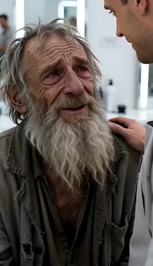 Homeless Man Promised a Surprise After a Free Haircut, Changing One Stylist's Life
