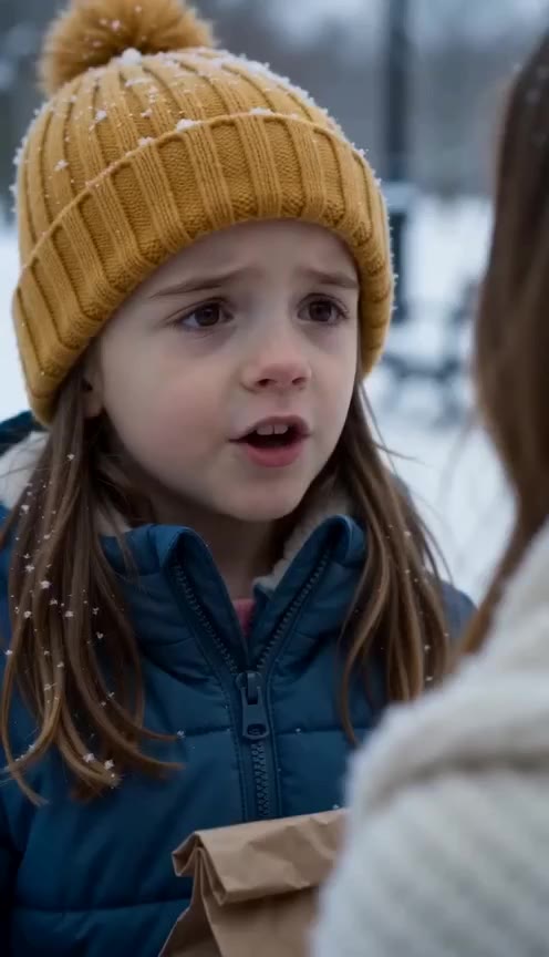 A Homeless Woman Shivering in the Snow Receives a Life-Changing Request From a Child