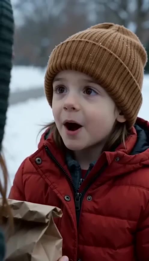A Homeless Woman Receives a Shocking Proposal From a Little Girl in the Snow
