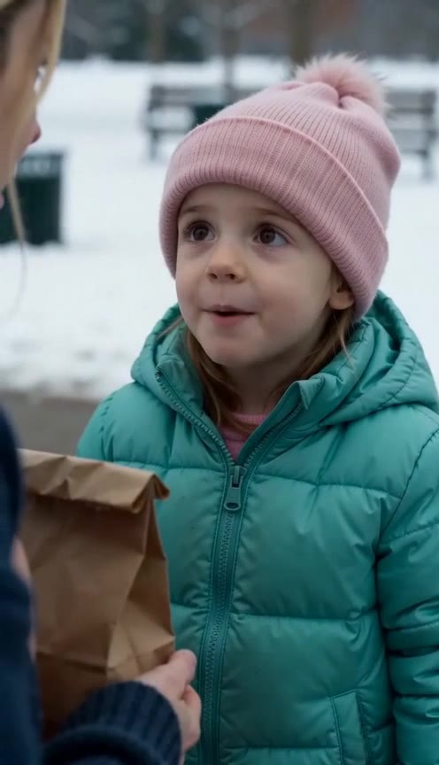 A Homeless Woman on a Snowy Bench Receives a Shocking Proposal From a Child
