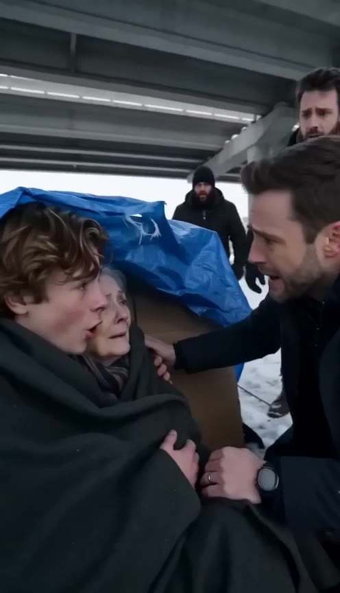 A Homeless Youth Saved a Freezing Elderly Woman and Discovered Her Billionaire Son
