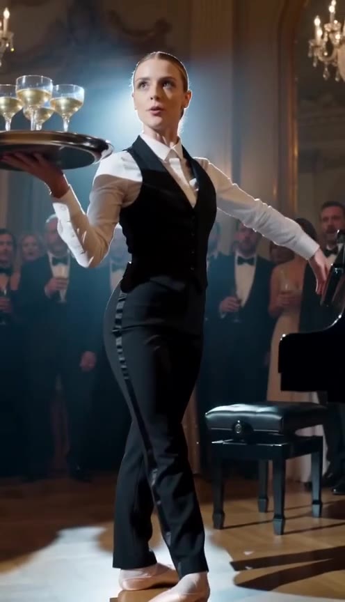 The humble server who stunned a high-society ballroom with one breathtaking dance.
