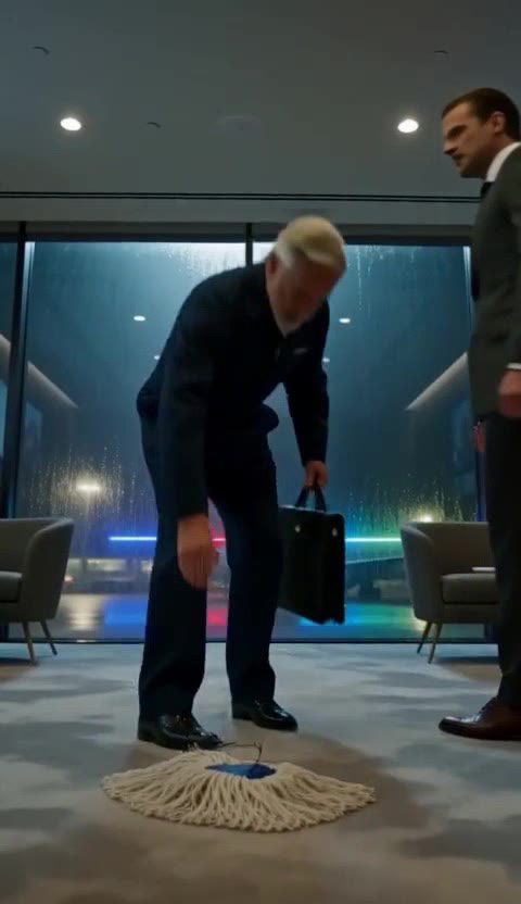 Humiliated Janitor Reveals He Owns The Company, Exposing Arrogant VP's Ruthless Demise