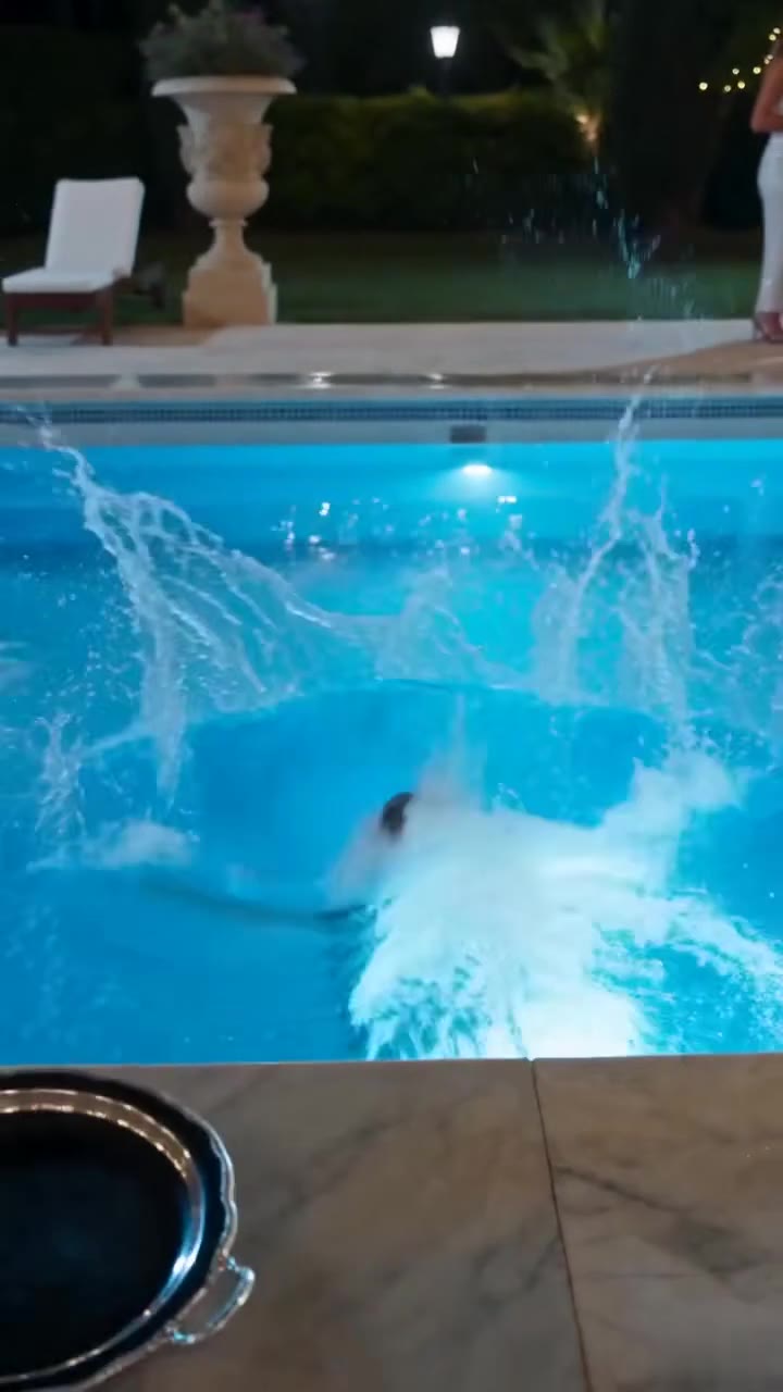 Humilló a su criada en la piscina sin saber quién era su verdadero padre