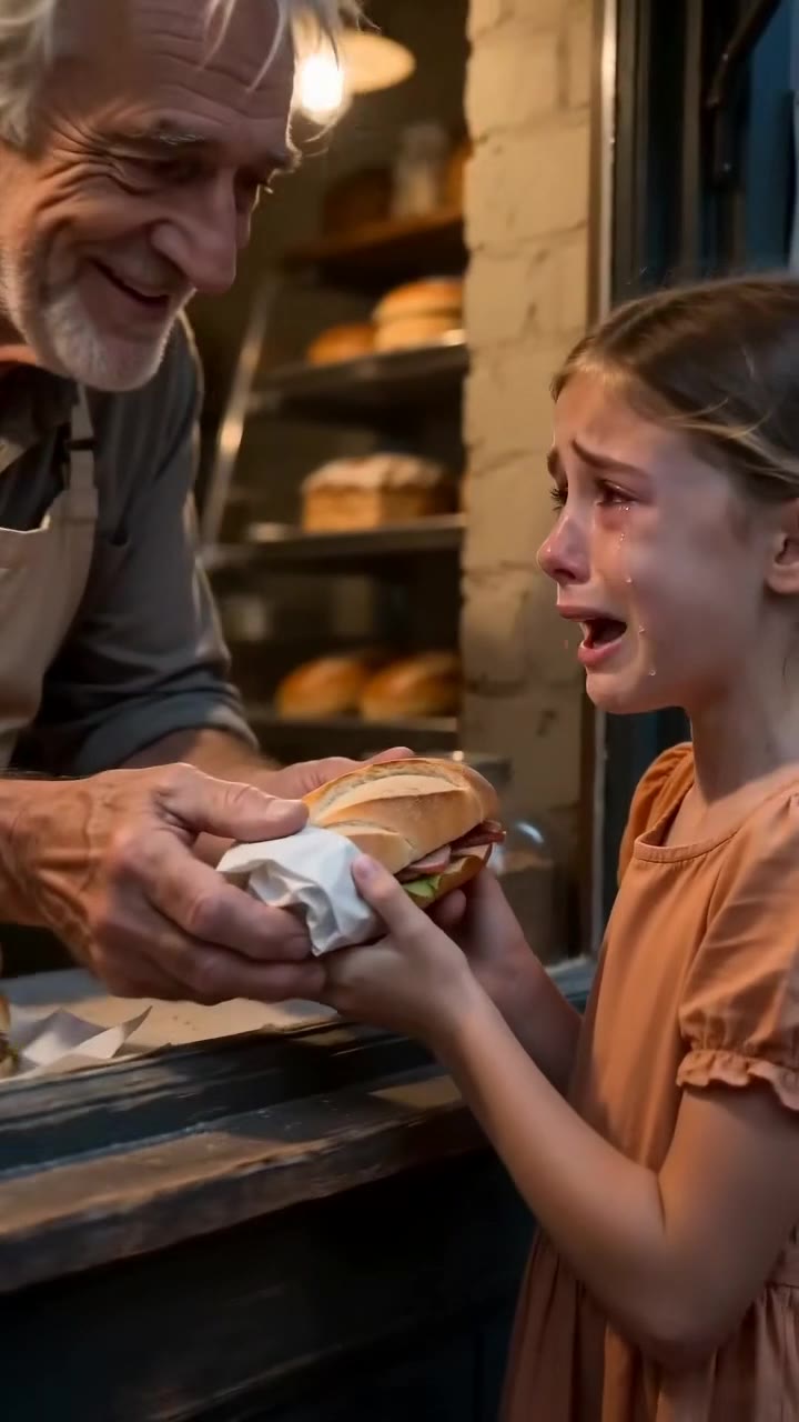 A Hungry Girl Returned Years Later in a Burgundy Suit to Save Her Savior