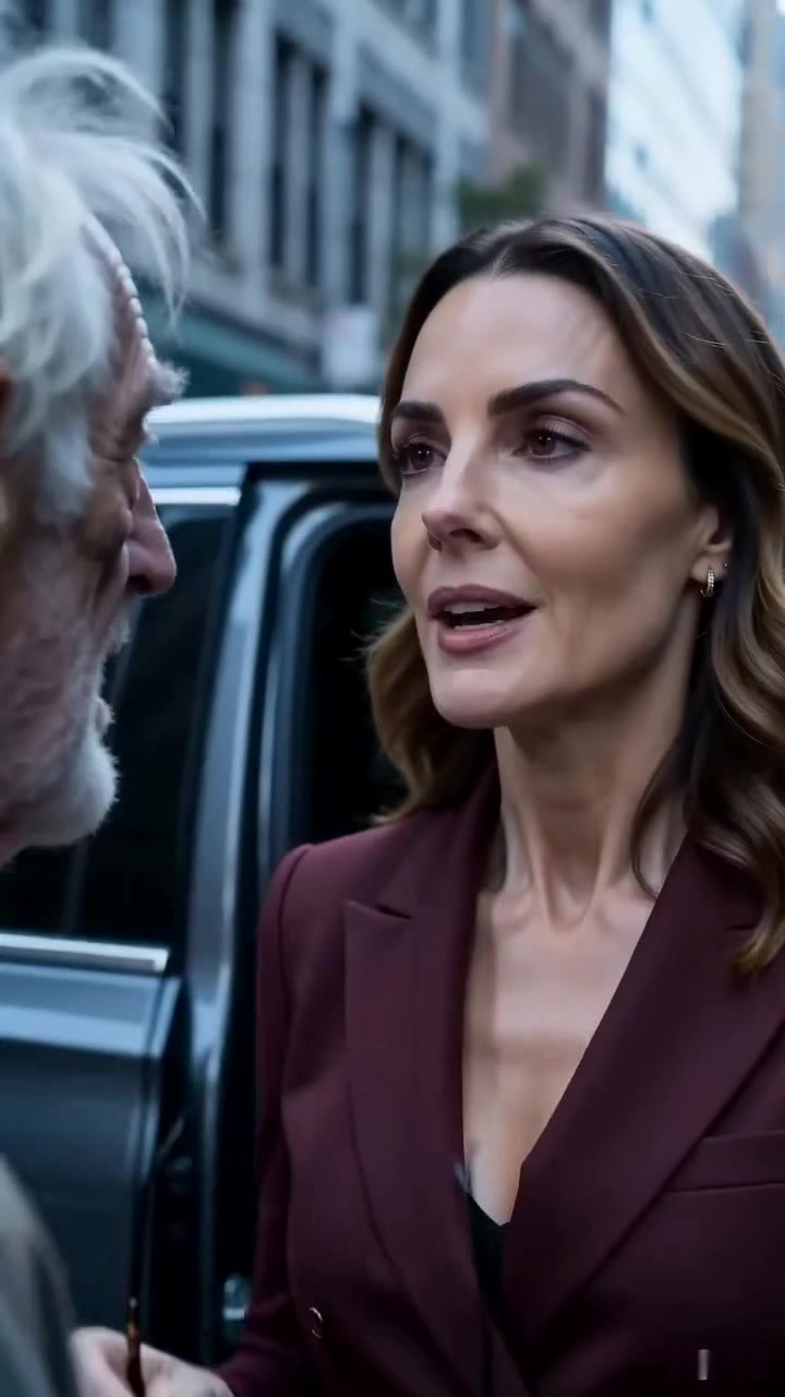 A Hungry Girl Returned Years Later in a Burgundy Suit to Save Her Savior