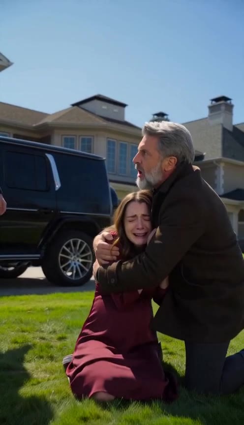 The Day My Husband Attacked Me on the Driveway, My Estranged Father Appeared