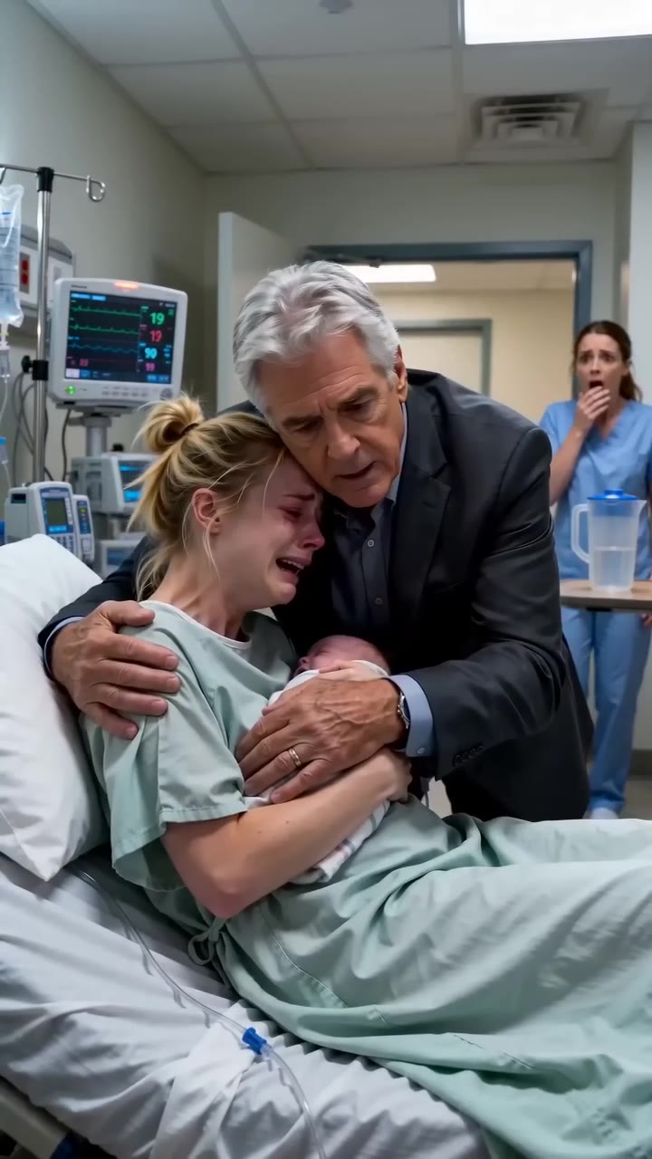 When Her Husband Attacked Her in the Maternity Ward, an Unexpected Savior Stepped In