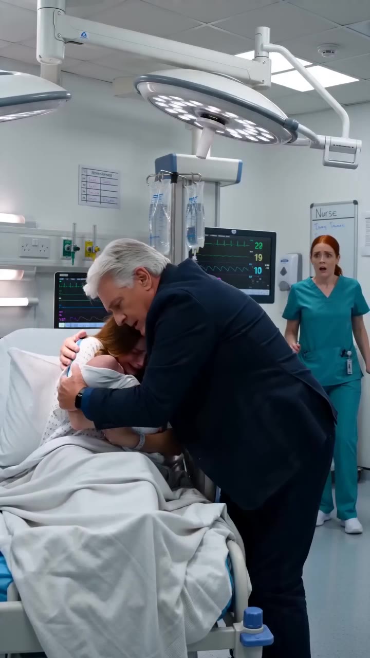 A Husband Attacks His Wife in the Hospital Until a Powerful Stranger Steps In