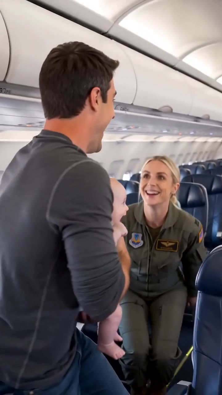 A Husband Complains About A Passenger Kicking His Seat Only To See Her Face
