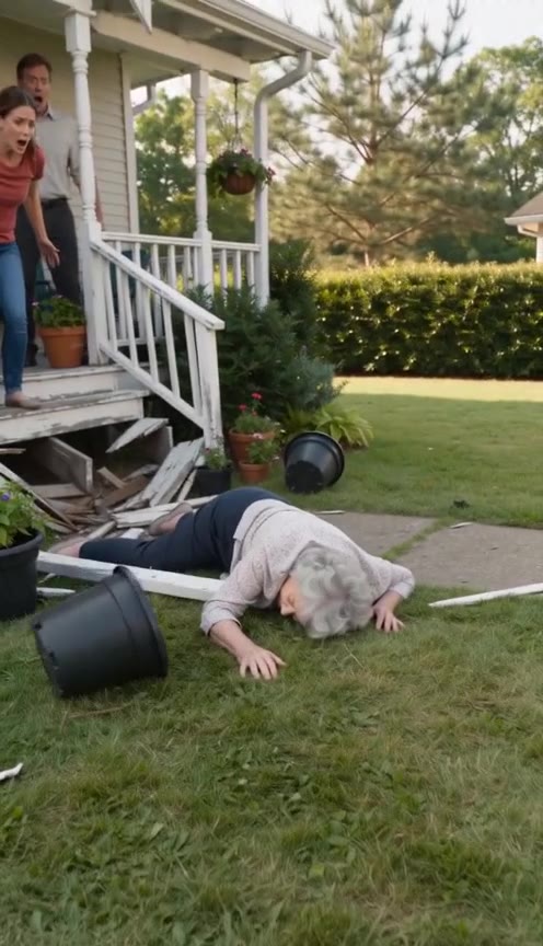 My Husband Said He Fixed My Mother’s Porch, But One Step Ruined Everything
