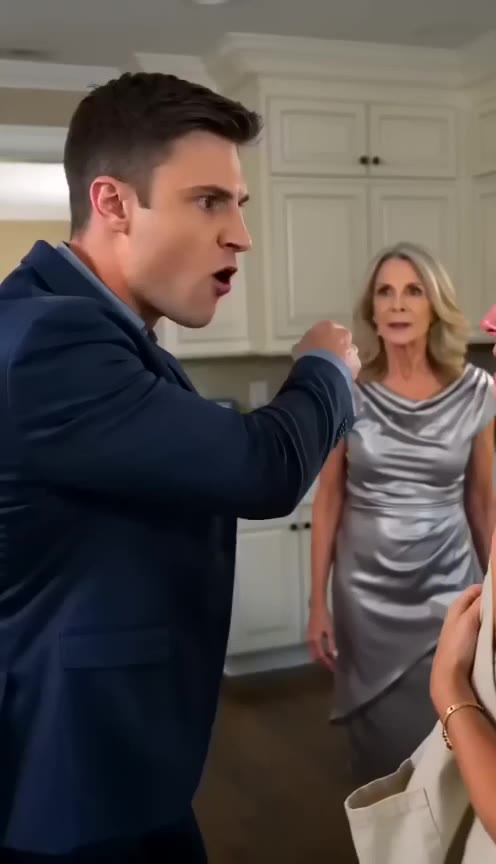 My Husband Kicked His Wealthy Mother Out After Finding Me Crying in the Kitchen