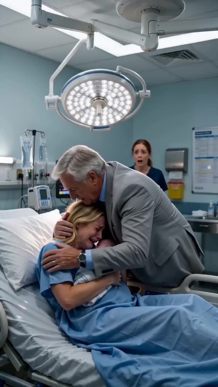 My Husband Stormed the Maternity Ward, But My Estranged Father Arrived Just in Time