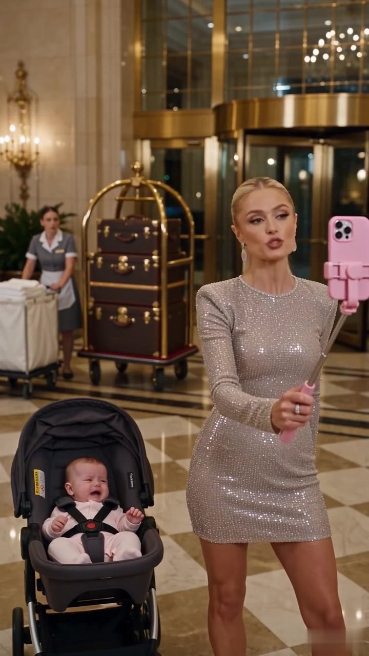 Influencer Mom Ignores Crying Baby as Cart Rolls, But the Maid's Secret Saves Him!