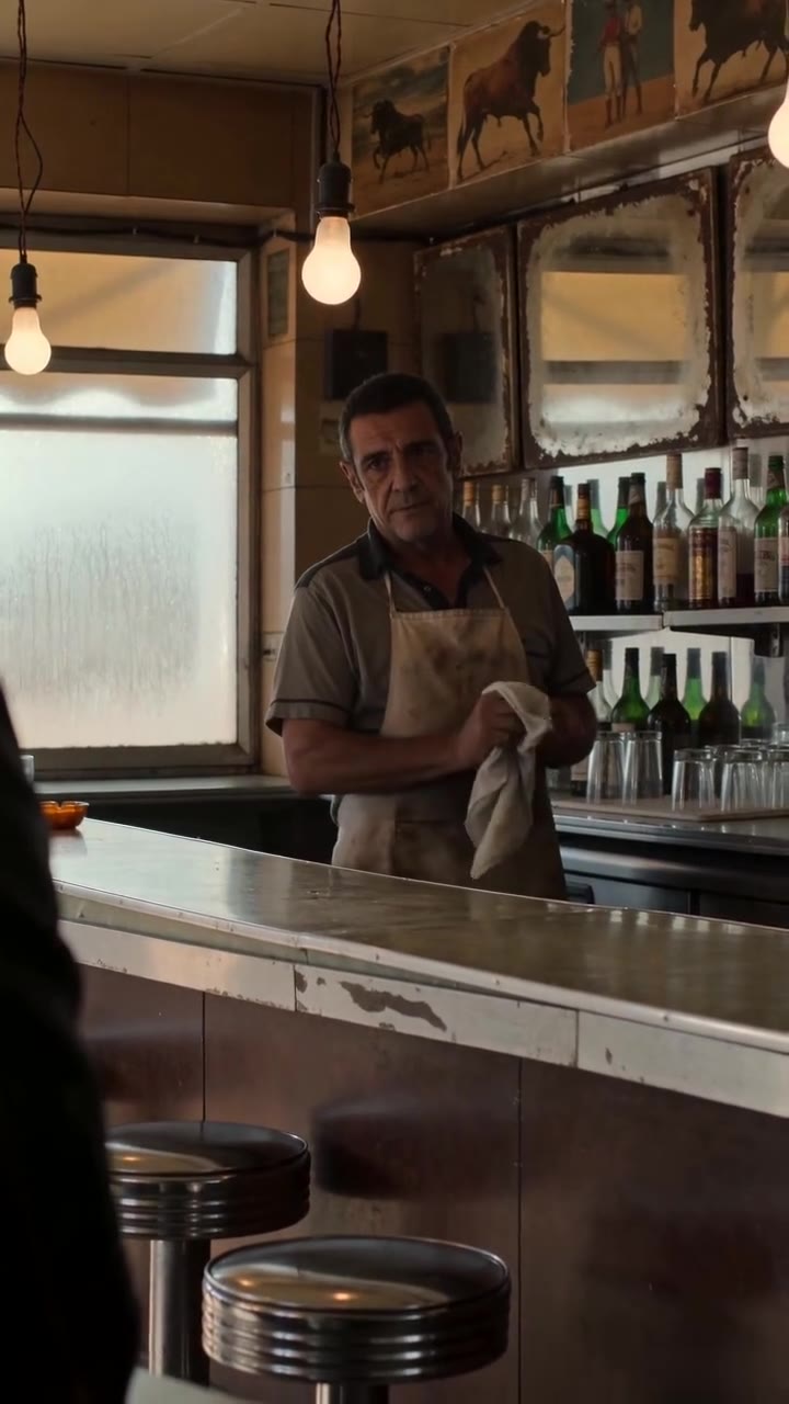 Un inspector de incógnito salva a una joven arrinconada en una cafetería