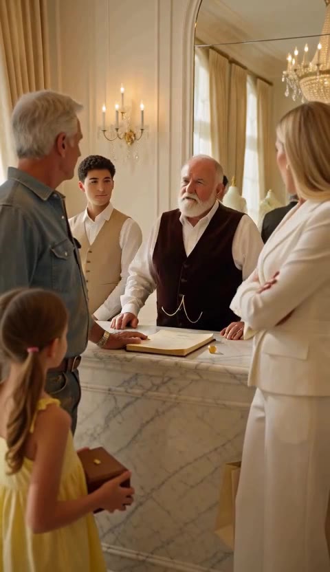 The Janitor Grandpa Bought the Bridal Shop to Teach a Snob a Lesson