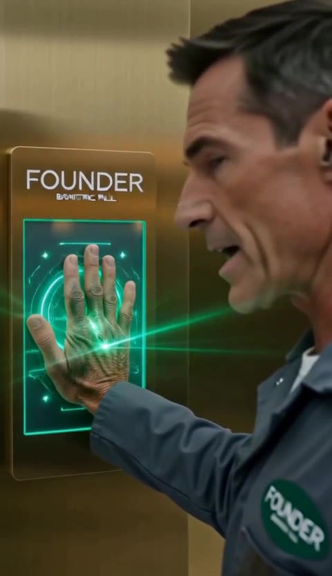 The Janitor Pressed His Palm to the Gold Pillar—The CEO's Smile Died Instantly