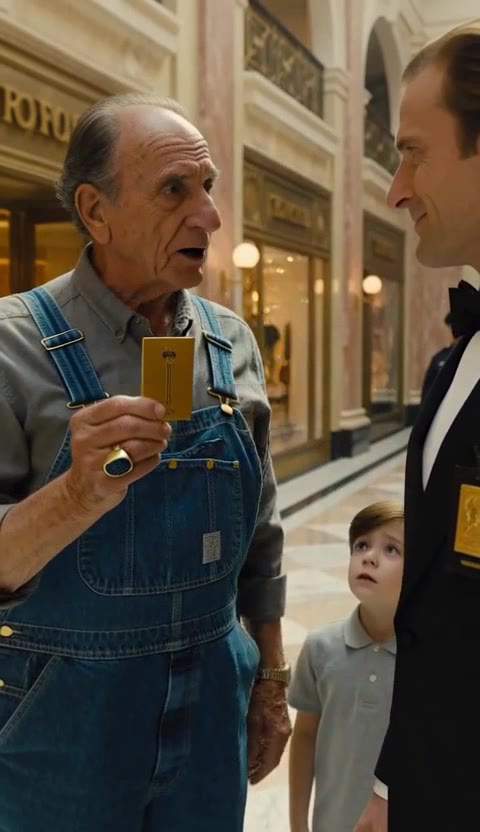The Janitor Pulled Out a Gold Card — the Manager’s Smile Died in 3 Seconds