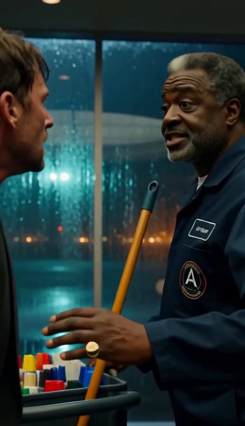 Janitor Solves Billion-Dollar Equation, Reveals Shocking Past to Arrogant Billionaire