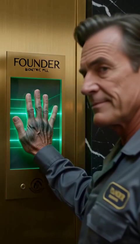 The Janitor's Daughter Defended Him — Then the Vault Wall Lit Up With His True Face