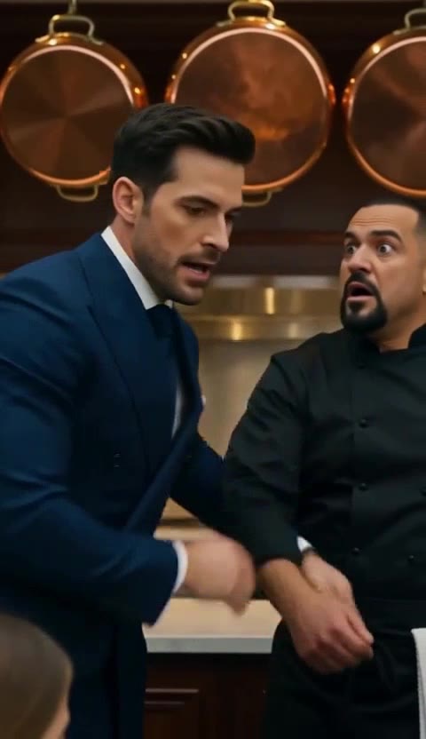 The Janitor’s Daughter Watched in Tears as the Chef Mocked Him — Until the Ceo Walked In