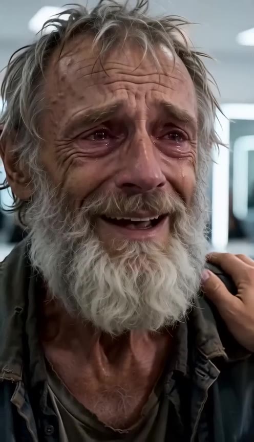 Kind Stylist Cuts Homeless Man's Hair for Free, Unaware of His Real Identity