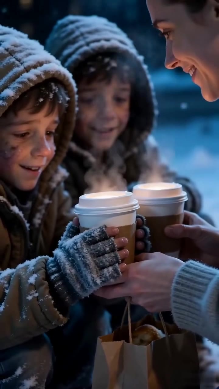 A Kind Waitress Fed Two Homeless Children, then Their Father Walked in and Dropped His Tray