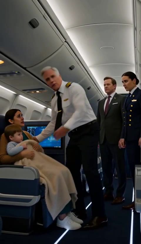 La doctora que salvó a mi hijo me expulsó del avión, pero el Capitán tenía otros planes