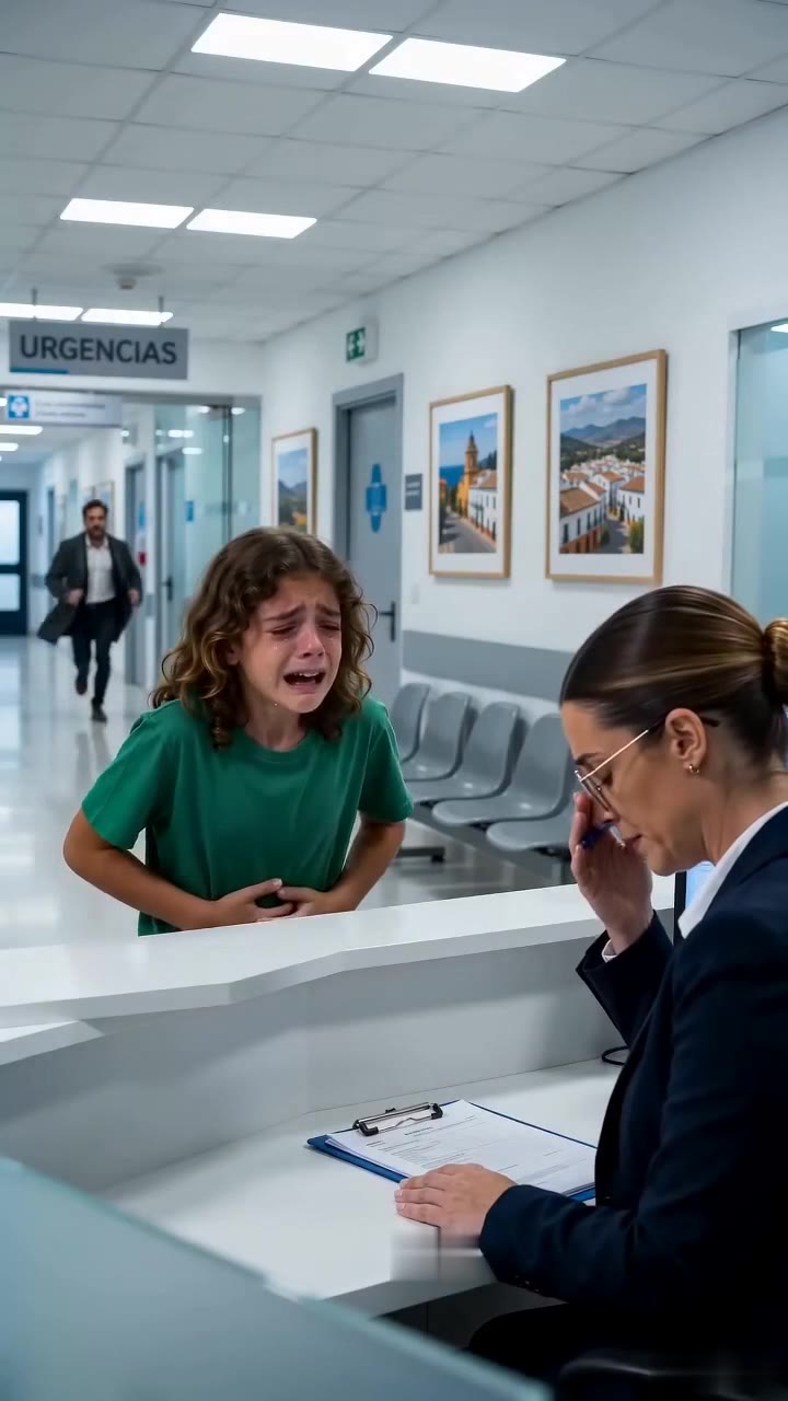 La fría recepcionista que ignoró a mi hija enferma ocultaba un secreto familiar imperdonable