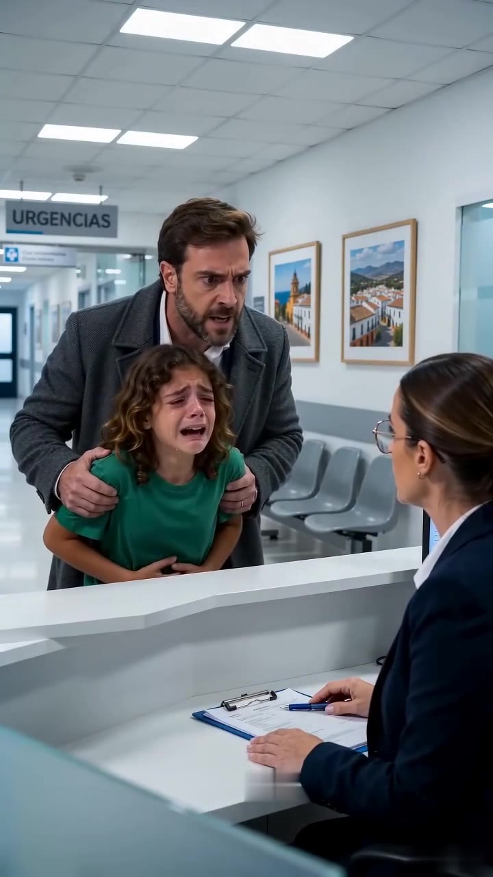 La fría recepcionista que ignoró a mi hija enferma ocultaba un secreto familiar imperdonable