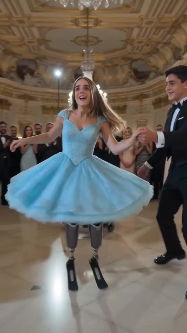 La joven que volvió a ponerse de pie para bailar tras perderlo todo