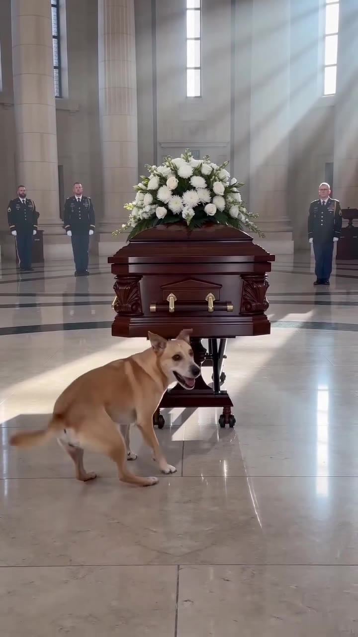 My Late Husband's Dog Barked at His Casket, Revealing a Shocking Family Secret