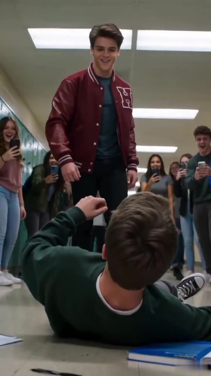 They Laughed When the Bully Shoved Me, Until I Unrolled My Sleeves
