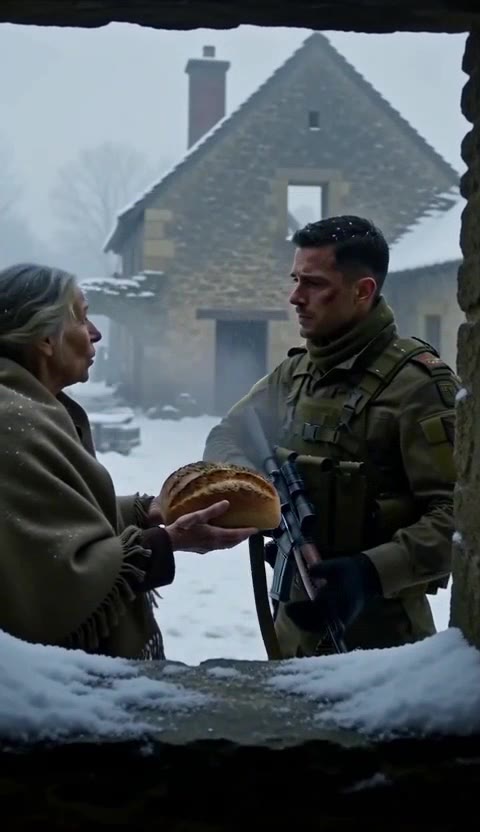 Le capitaine Adrian Morel retrouve sa mère dans les ruines de leur maison