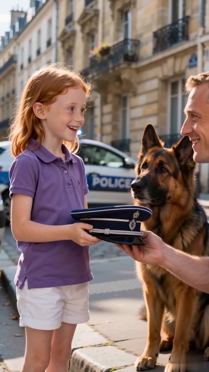 Le policier a offert sa casquette à ma fille, révélant un lourd secret.
