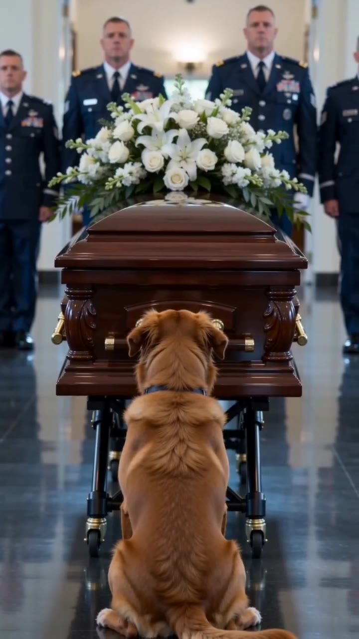 A Loyal K9 Barks at His Partner's Casket, Revealing a Dark Police Conspiracy