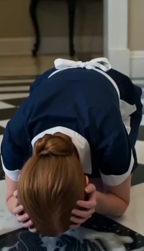 A Maid Kneels in Her Father's Mansion Until a Shocking Secret Comes to Light