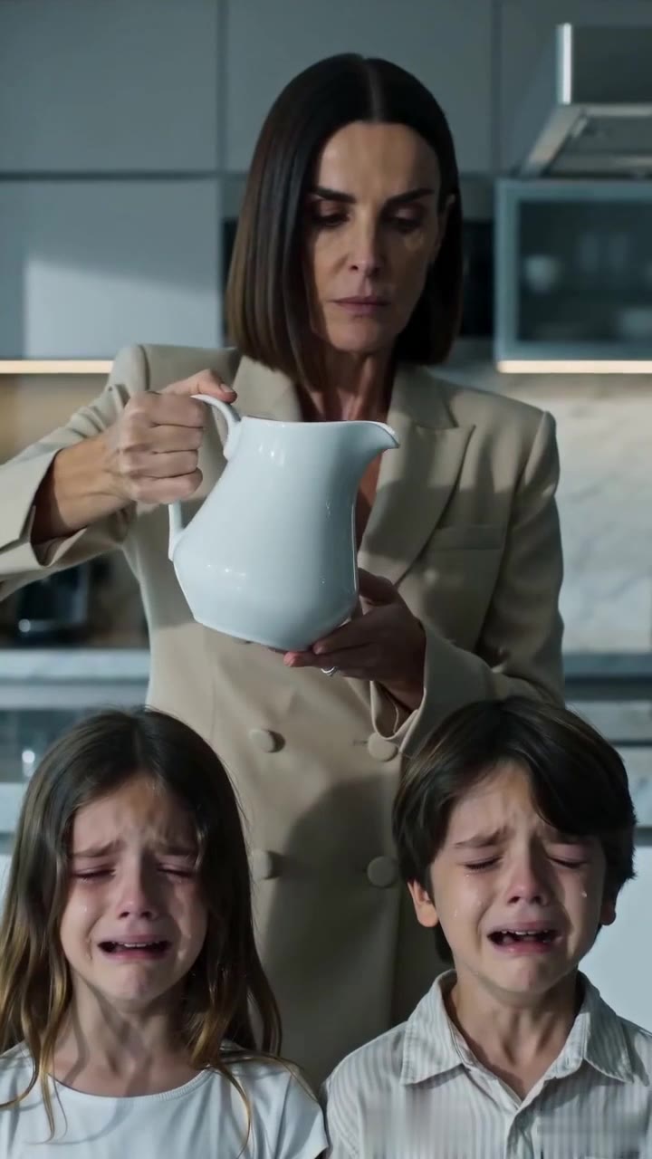 Me juzgó por tirar la leche sobre sus hijas, pero les salvé la vida
