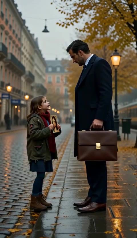Mi esposa murió hace años, pero una niña me mostró su foto en la calle