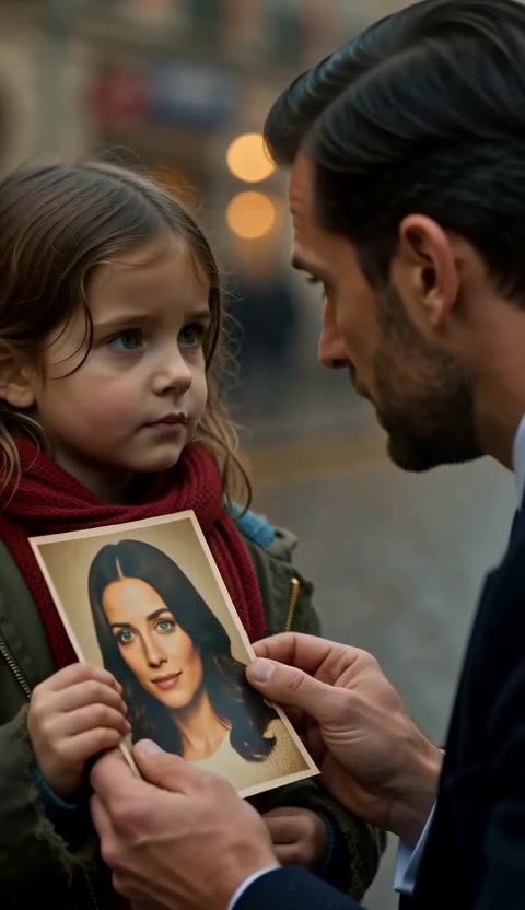 Mi esposa murió hace años, pero una niña me mostró su foto en la calle
