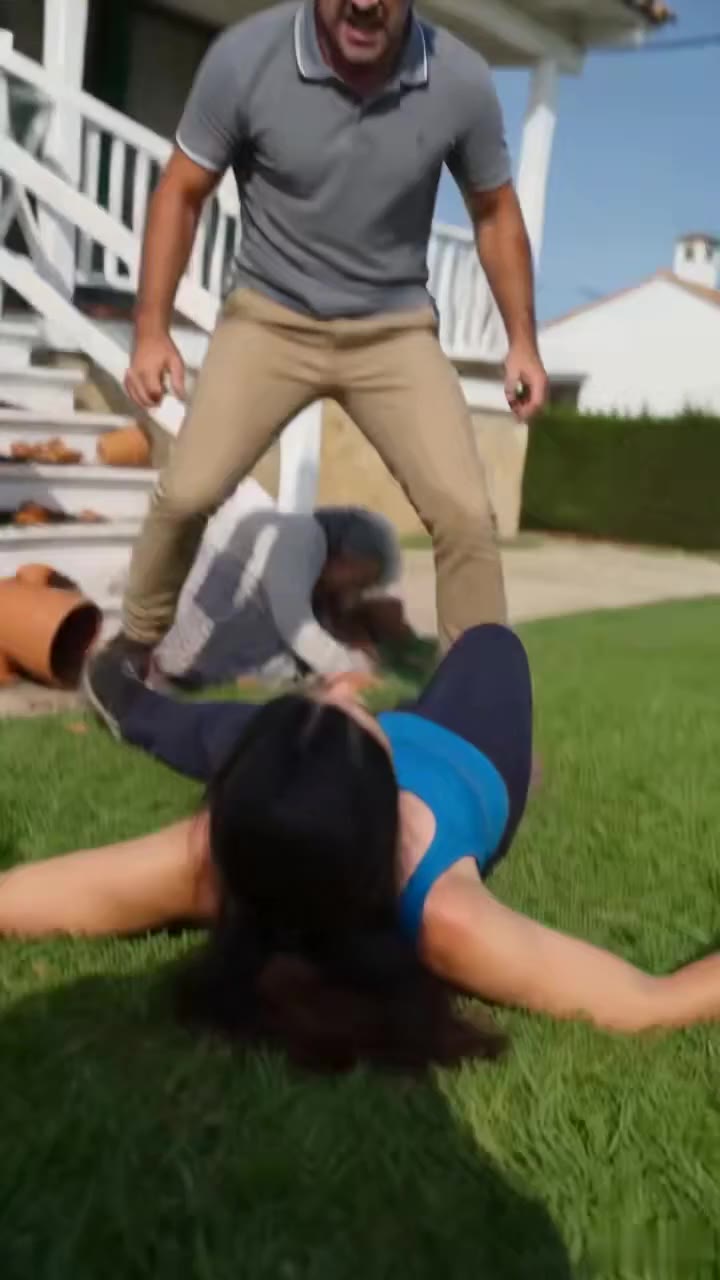 Mi esposo me acusó de empujar a su madre sin saber que todo estaba grabado