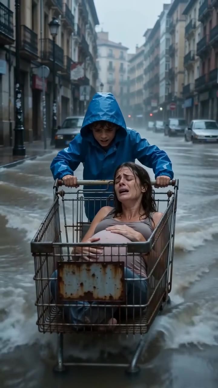 Mi esposo nos echó bajo la tormenta y mi pequeño hijo me salvó