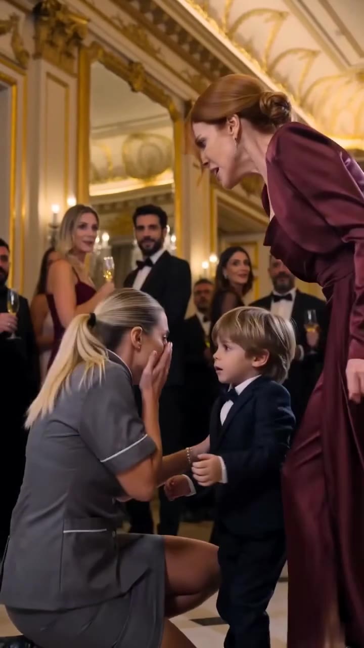 Mi prometida abofeteó a la niñera en nuestra fiesta, sin saber su verdadero lazo