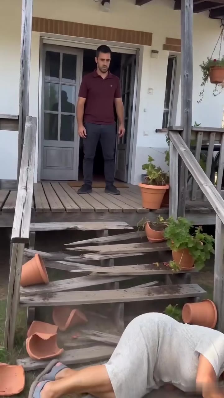 Mi propio hijo me vio caer por las escaleras y cometió un terrible error