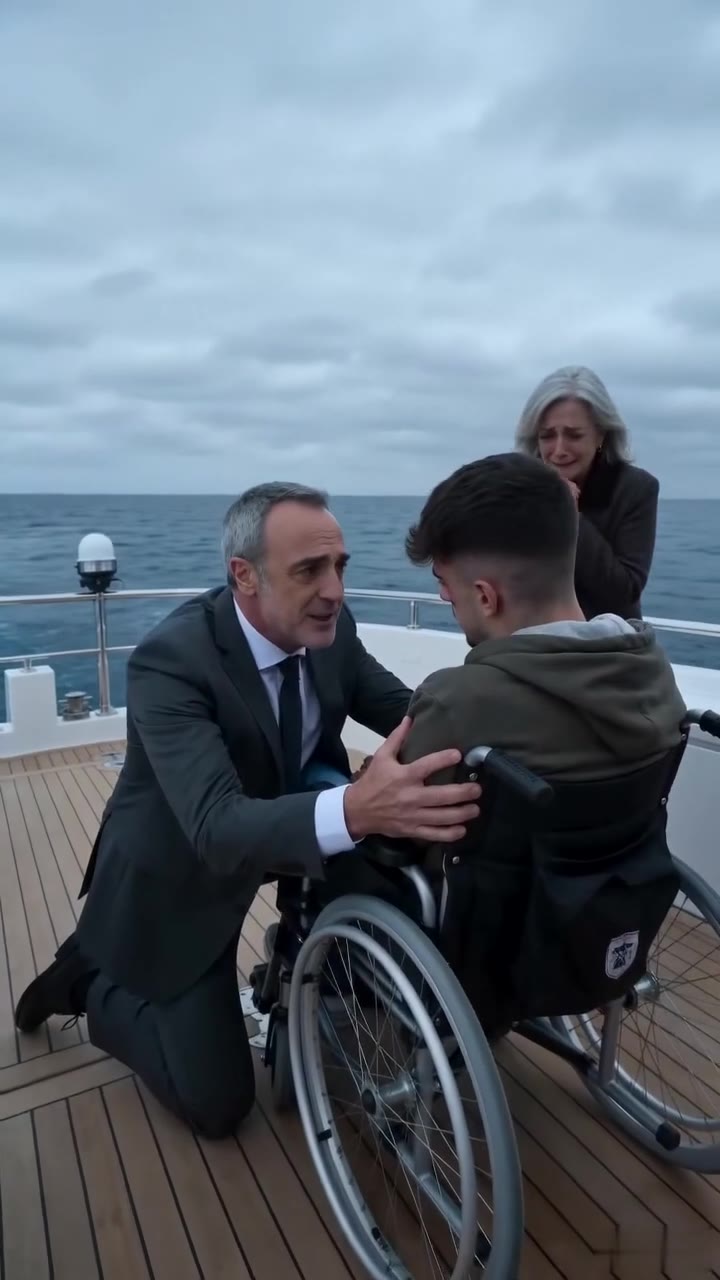 Mi tío me arrojó de mi silla de ruedas sin saber quién nos vigilaba.