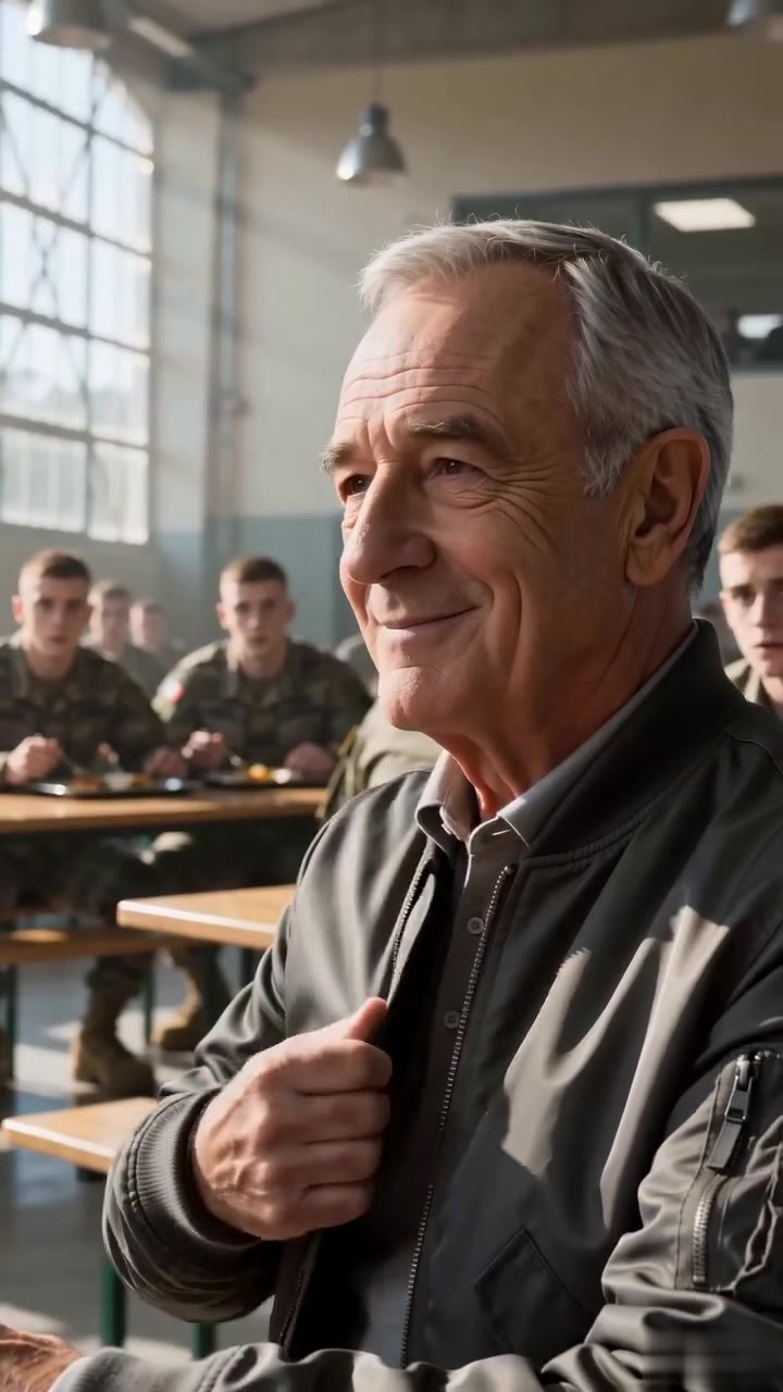 Ce militaire humilie un vieil homme à la cantine, ignorant qui il est vraiment