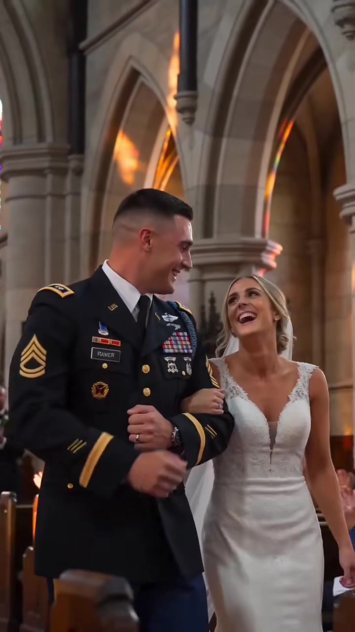 My Military Wedding Was Perfect Until My Deceased Father Walked Down The Aisle